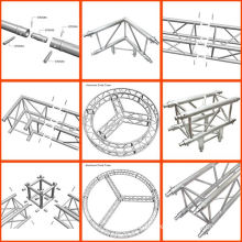 Aluminum modular truss stand curved truss design
  Aluminum modular truss stand curved truss design